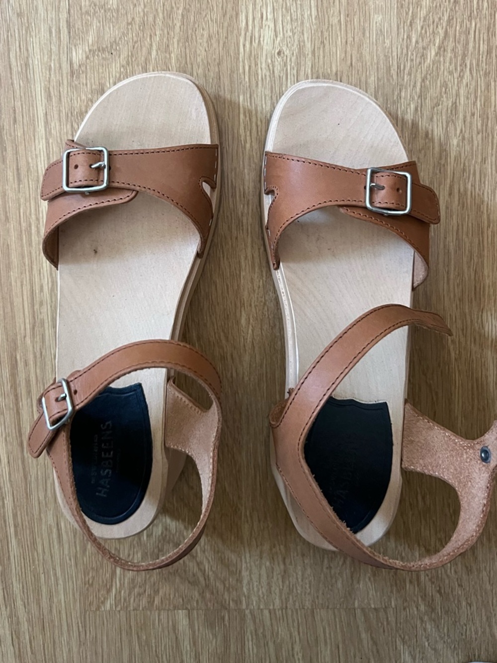 EUC Swedish Hasbeen Clog Sandals